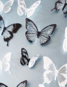 Fjärilar Väggdekor (18st)