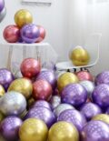 gold silverpurplered