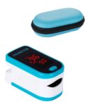 Blue with case