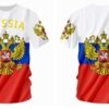 Russia flag tshirt