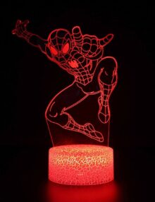 Spindelmannen LED-Lampa