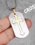 N282-Cross Silver
