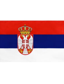 Serbiens Flagga (90cm x 150cm) iswag.se rea