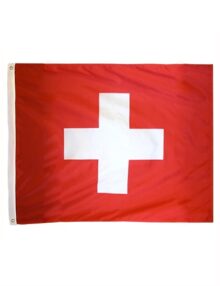 Schweiz Flagga (90cm x 150cm)