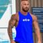 Barbell blue