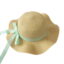 beige green bow