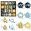 NEW 44pcs Blue gold