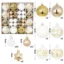 NEW 44pcs Gold white