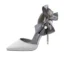 10 cm heels gray