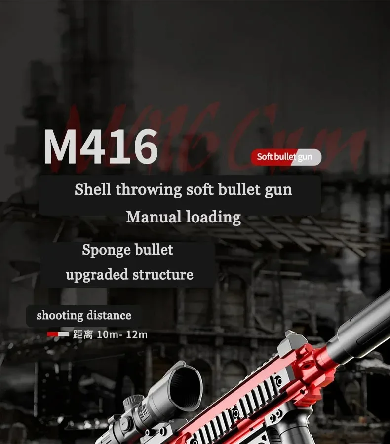 M416 Nerf Sniper Rifle (Fullt Utrustad) - Bild 4