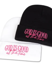 Mössa | God Is Good | Vit, Svart
