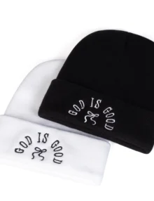 Mössa | God Is Good | Vit, Svart